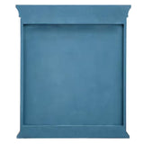 Strousse 26 In. W X 8 In. D X 30 In. H Bathroom Storage Wall Cabinet in Distressed Blue Fog