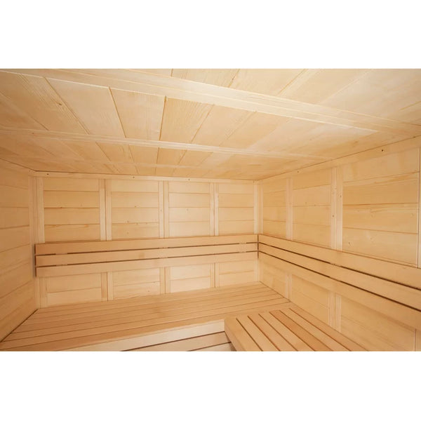 Worthington 4 - Person Traditional Steam Sauna in Nordic Spruce