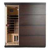 Sirona 4-Person Hemlock Infrared Sauna with 8 Carbon Heaters