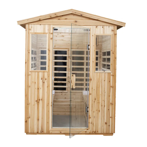 Bluetooth Compatible FAR Infrared Sauna in Hemlock