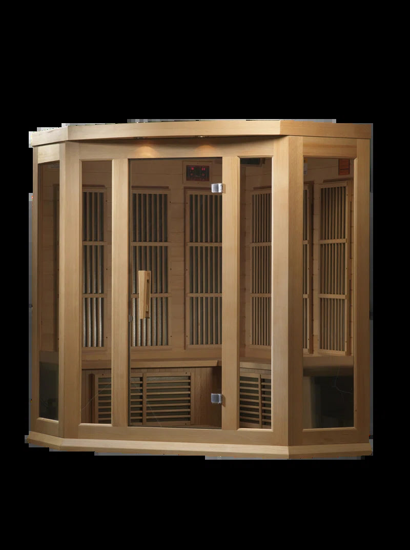 Maxxus Bluetooth Compatible FAR Infrared Sauna in Hemlock