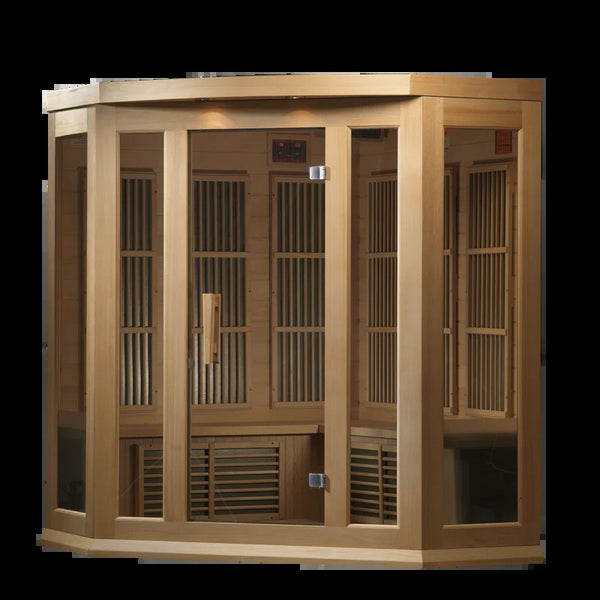 Maxxus Bluetooth Compatible FAR Infrared Sauna in Hemlock