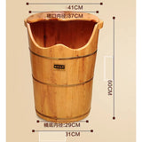 High Steam Machine Bath Barrel Fumigation Thickened Heated Tub Solid Wood Footbath Foot Pedicure Massage Bathtub Adult