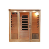 Sonoma 4-Person Hemlock Infrared Sauna with 9 Carbon Heaters