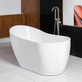 54'' X 28.38'' Freestanding Soaking Acrylic Bathtub