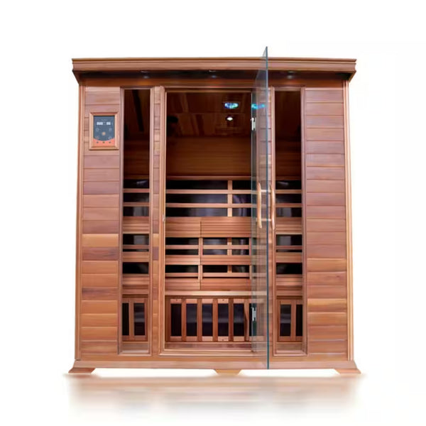 HL400K Sequioa 4-Person Cedar Infrared Sauna