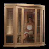 Maxxus Bluetooth Compatible FAR Infrared Sauna in Hemlock