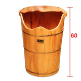 High Steam Machine Bath Barrel Fumigation Thickened Heated Tub Solid Wood Footbath Foot Pedicure Massage Bathtub Adult