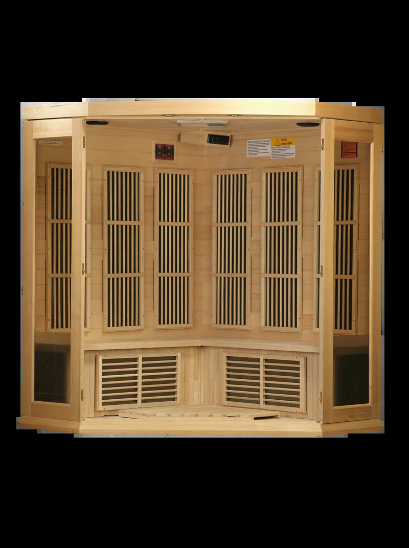 Maxxus Bluetooth Compatible FAR Infrared Sauna in Hemlock