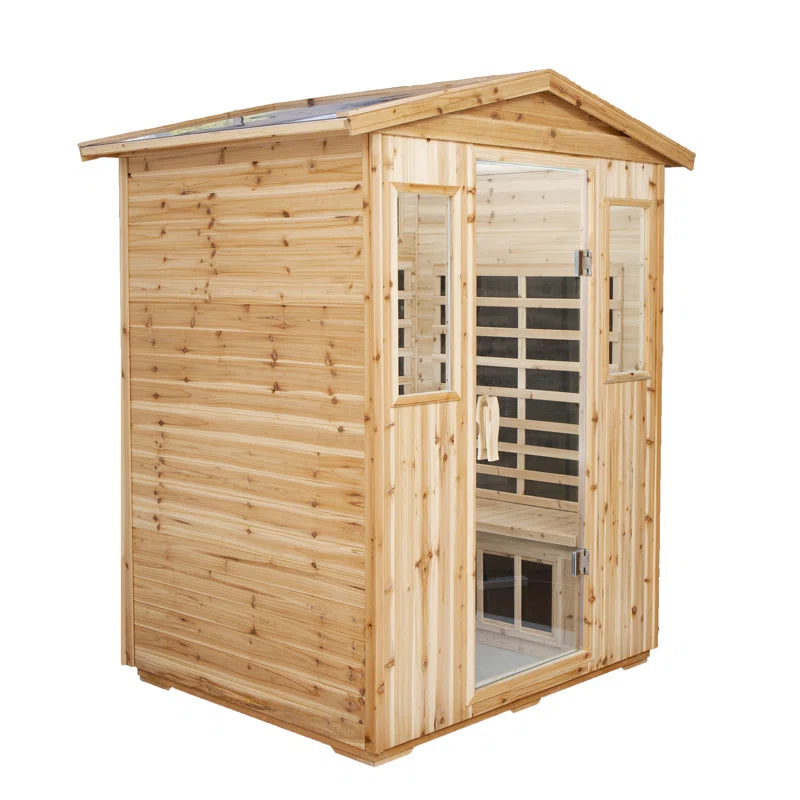 Bluetooth Compatible FAR Infrared Sauna in Hemlock