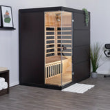 Sirona 4-Person Hemlock Infrared Sauna with 8 Carbon Heaters