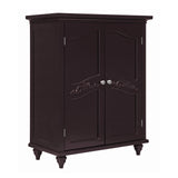 Wooden Bathroom Floor Cabinet Espresso Versailles ELG-571